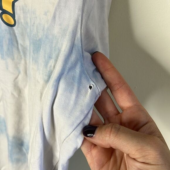 Vintage Guess Tie Dye Logo Mens T shirt size Small - Picture 8 of 10